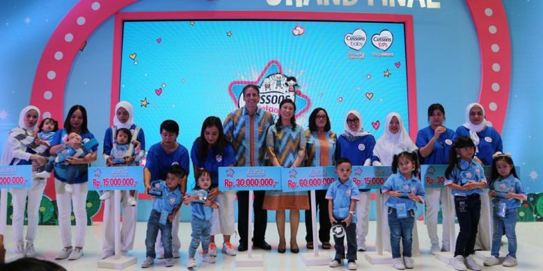 Grand Final Cussons Bintang Kecil ke-7 di Mal Gandaria City Jakarta (3/3/2019).