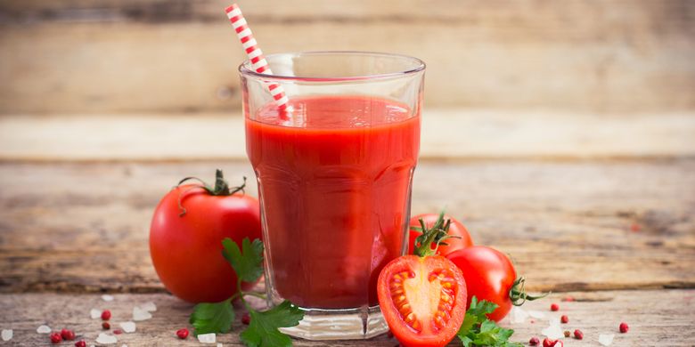 Segelas Jus Tomat Sehari Tolong Turunkan Tekanan Darah