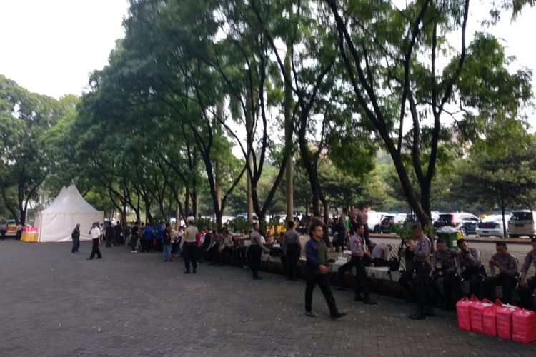 suasana persiapan debat pilgub jabar