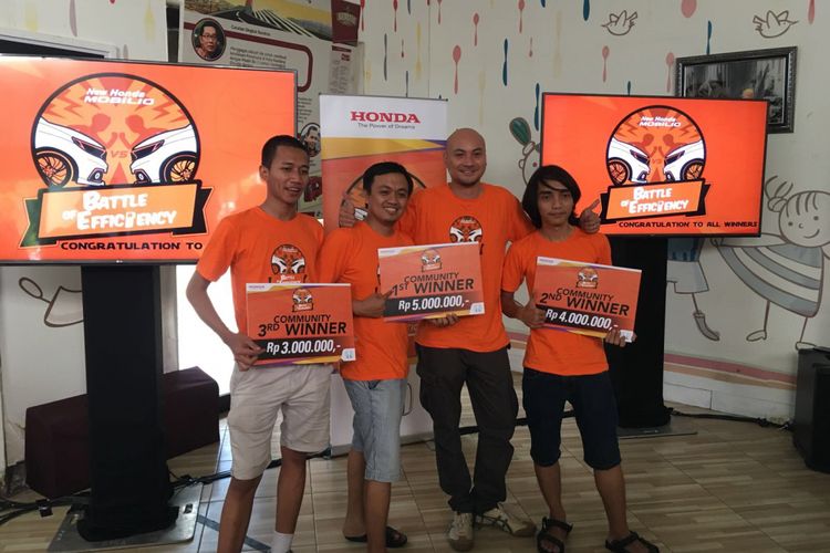 Pemenang Lomba Irit Honda Mobilio