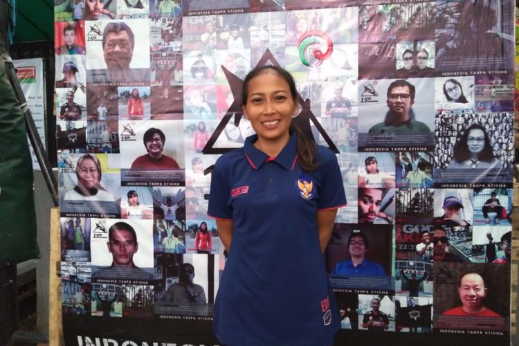 Eva Dewi, atlet perempuan Indonesia pertama dalam ajang Homeless World Cup.