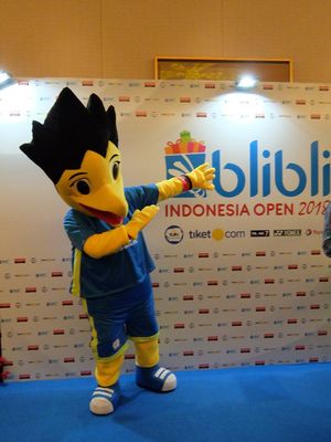 Maskot Blibli Indonesia Open 2018, BIO.