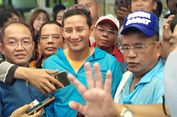 Jogging Bareng Hotman Paris, Sandiaga Dinasihati Jangan Jadi 'Buaya Darat'