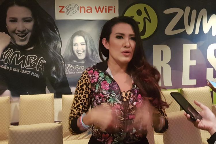 Liza Natalia, brand ambassador Zumba di Indonesia