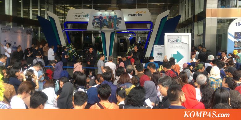 Cerita Pengunjung GATF 2018 Gunakan Jasa Antre dari Malam Hari