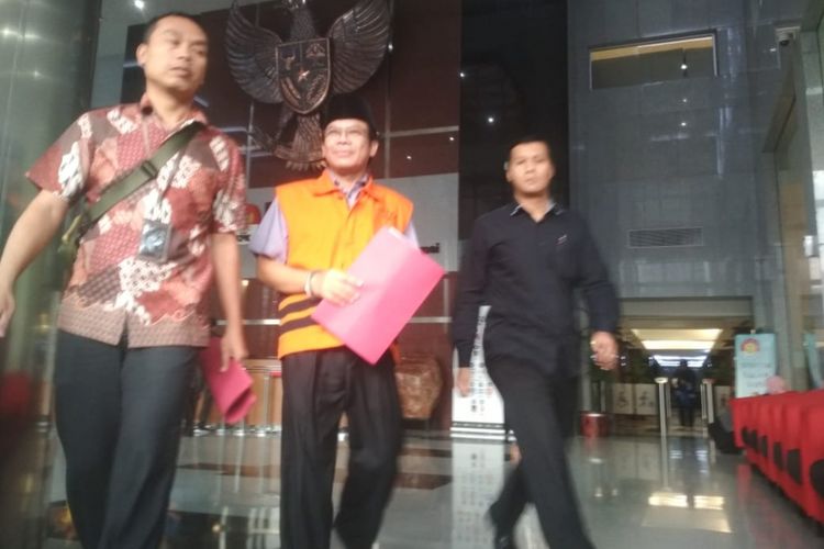 Wakil Ketua DPR Taufik Kurniawan di Gedung KPK, Jakarta, Selasa (5/3/2019).