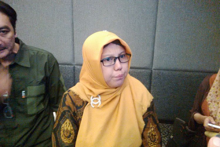 Ketua Divisi Partisipasi Masyarakat dan SDM KPU Jawa Tengah, Diana Arianti di Solo Baru, Kabupaten Sukoharjo, Jawa Tengah, Rabu (2/5/2018).