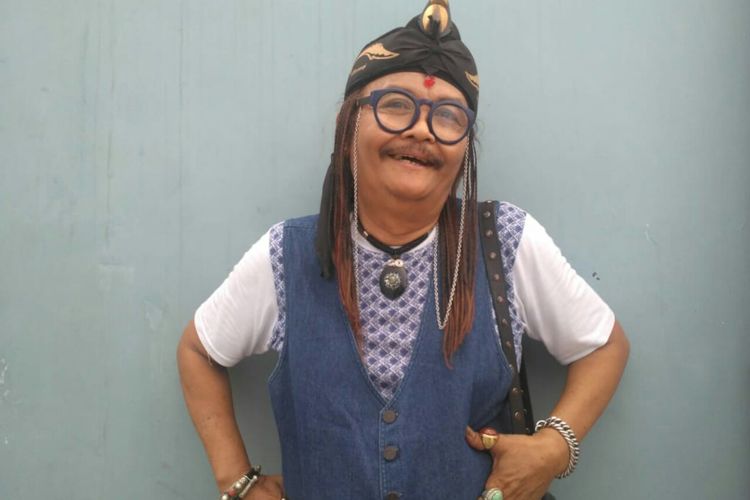 Penyanyi dangdut Jhonny Iskandar saat ditemui di kawasan Mampang, Jakarta Selatan, Jumat (29/3/2019).