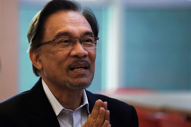 Presiden Partai Keadilan Rakyat (PKR) Malaysia, Anwar Ibrahim.