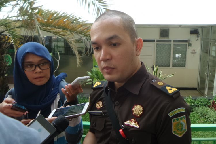 Jaksa Herlangga Wisnu di Pengadilan Negeri Jakarta Selatan, Selasa (5/12/2017).