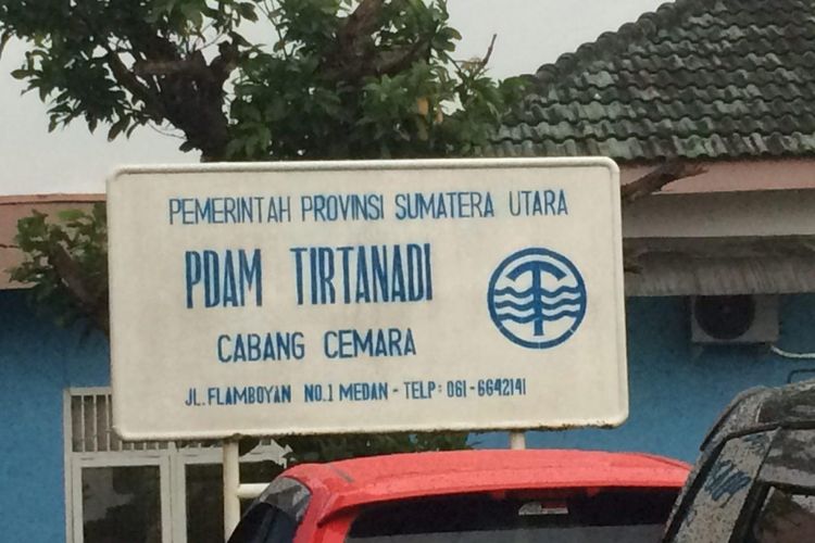 Perusahaan Daerah Air Minum (PDAM) Tirtanadi, Medan, Sumatera Utara.
