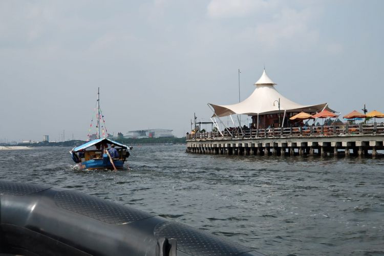 Patroli Dermaga Pondok Dayung terkait adanya buaya muara, Minggu (17/6/2018)