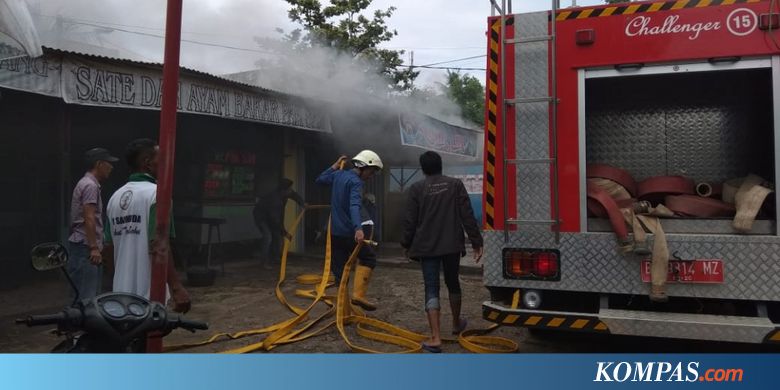 Warung Pempek Terbakar, 2 Pegawai Alami Luka Bakar