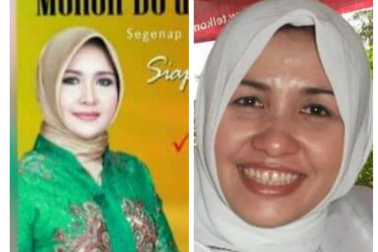 Foto calon anggotaa DPD RI Evi Apita Maya yang dipersoalkan oleh saksi Farouk Muhammad yang mengangap Evi melakukan pemalsuan dokumen karena fotonya jadi cantik. Evi sendiri lolos ke Senayan lantaran foto cantiknya tersebut. (Dok. Istimewa)
