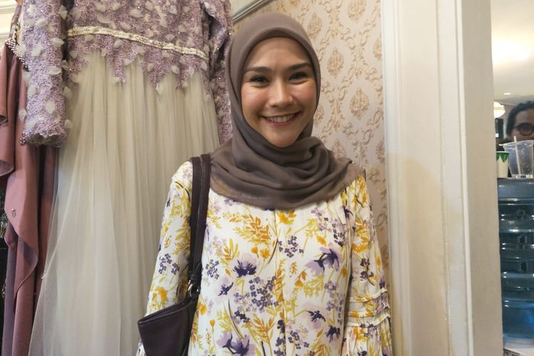 Zaskia Adya Mecca saat ditemui di kawasan Cipete, Jakarta Selatan, Kamis (15/7/2019).