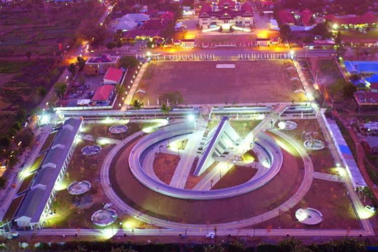 Monumen Kapsul Waktu, Merauke, Papua.