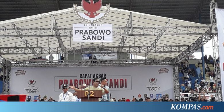 Prabowo Sebut Sejumlah Nama yang Mungkin Jadi Menterinya