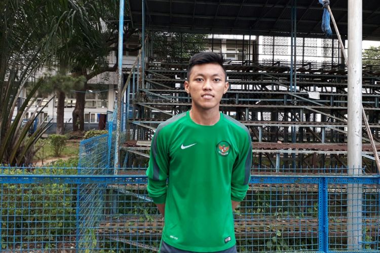 Feby Eka Putra siap tampil bela timnas U-19 Indonesia pada pertandingan versus Brunei, Rabu (13/9/2017).
