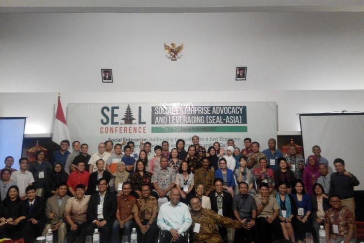 Social Enterprise Advocacy and Leveraging (SEAL-ASIA) di H Sovereign Hotel, Bali, Rabu (27/9/2017).