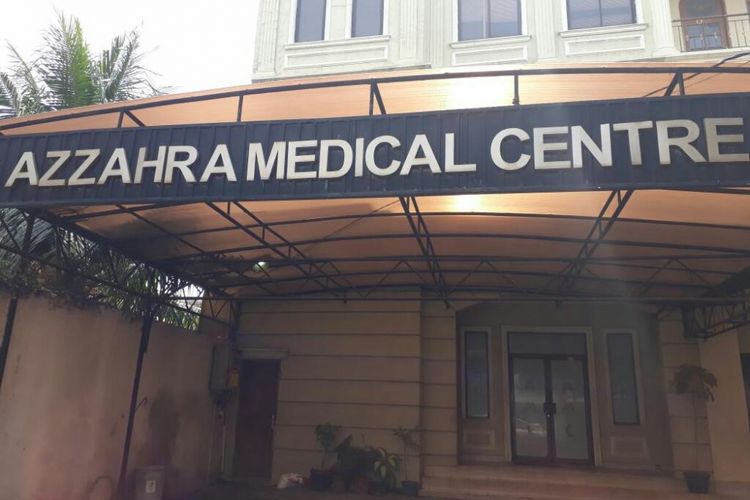 Kondisi klinik Az-Zahra yang sepi dari aktivitas.