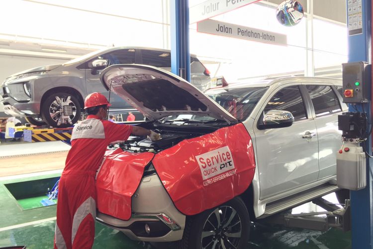 Fasilitas di diler Mitsubishi Magelang