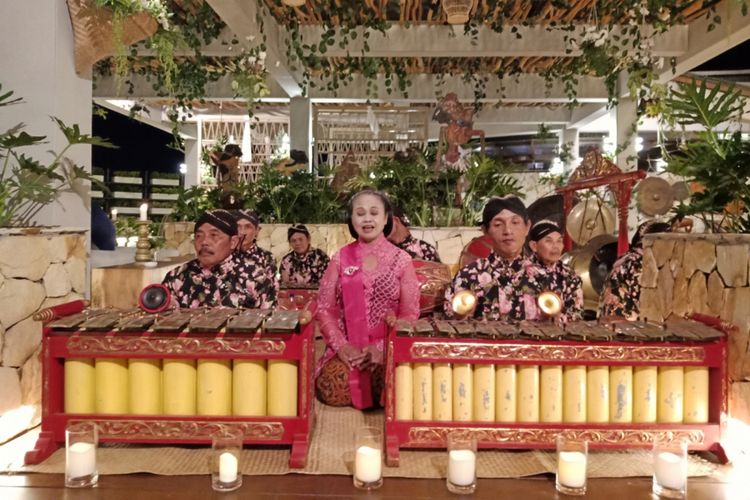 Gamelan di Hotel Marriot Yogyakarta.