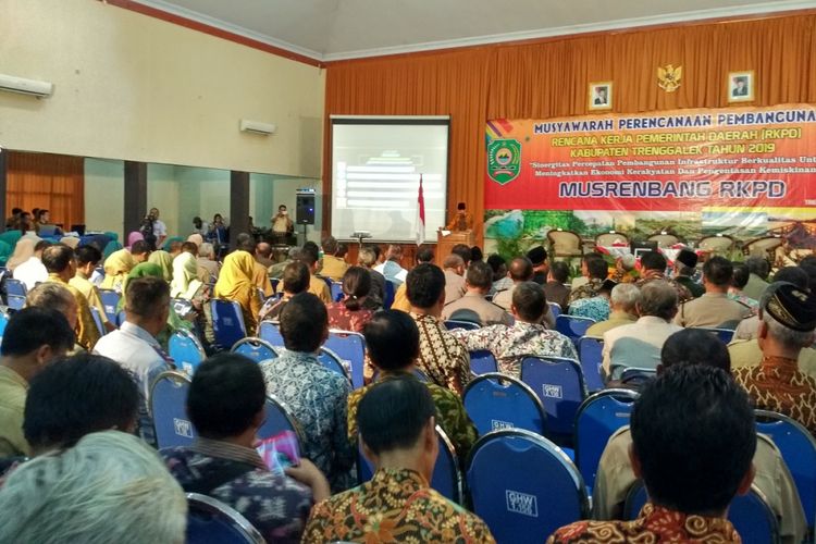 Pemerintah Kabupaten Trenggalek menggelar Musyawarah Perencanaan Pembangunan (Musrenbang), Selasa (20/3/2018).