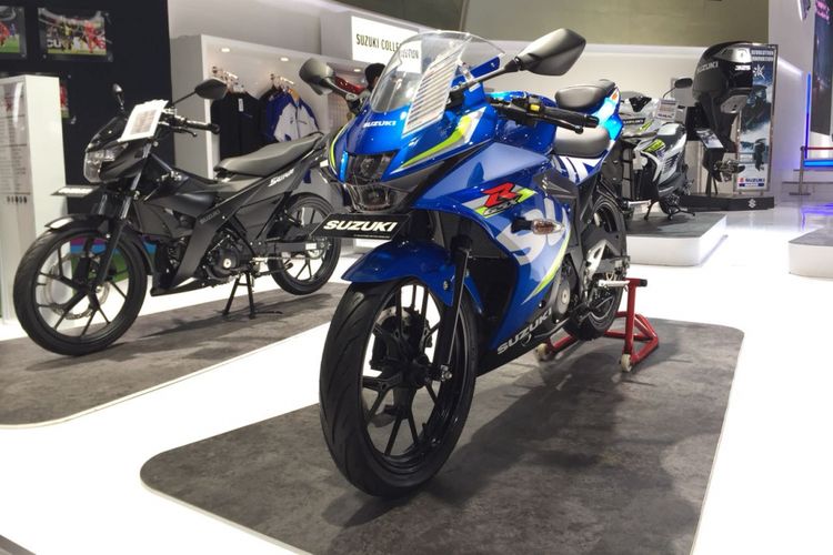 Produk sepeda motor sport Suzuki di ajang IIMS 2018