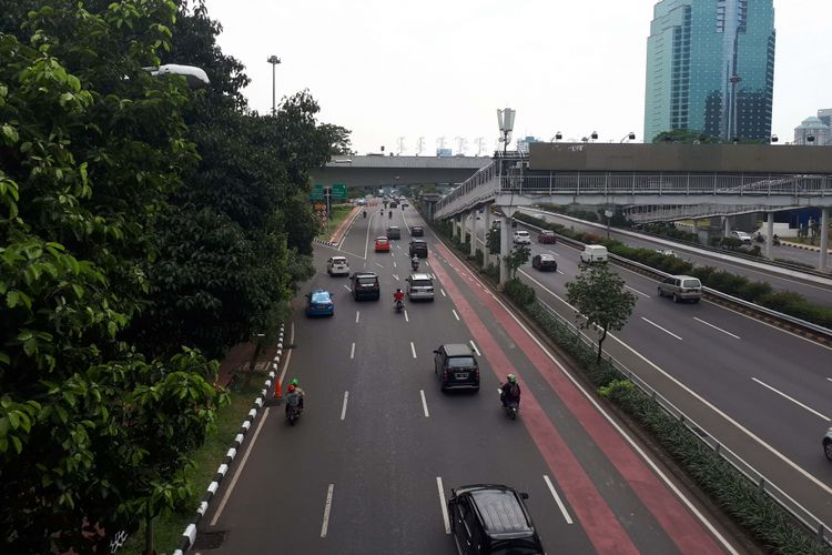 Jalan Gatot Subroto, Rabu (27/6/2018)