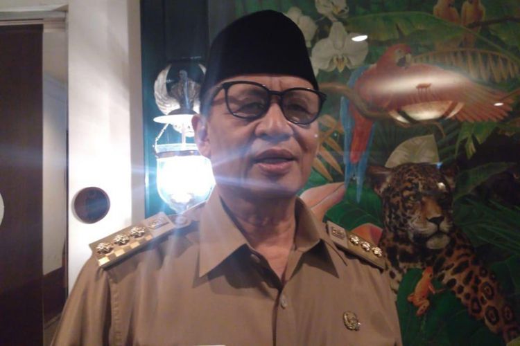 Gubernur Banten Wahidin Halim di Hotel Borobudur, Jakarta Pusat, Senin (2/7/2018).