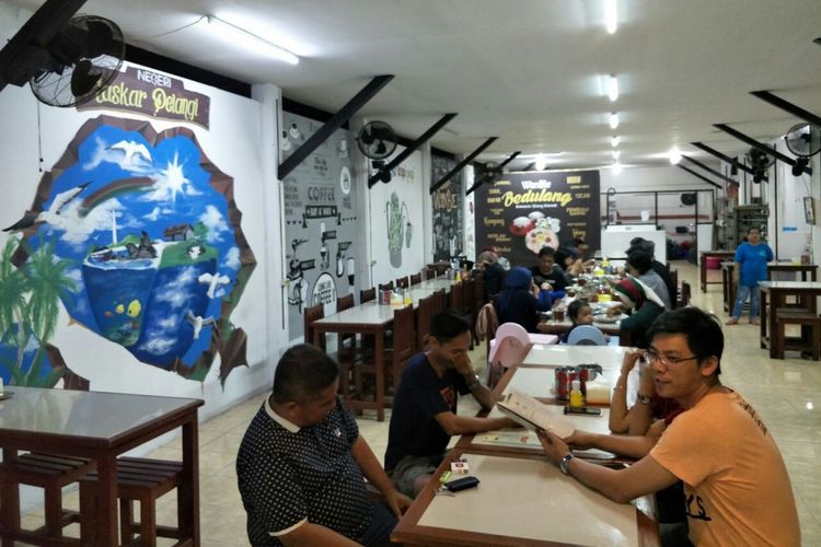 Restoran Wan Bie di Jalan Sriwijaya, Tanjung Pandan, yang menyajikan nasi bedulang khas Belitung. Foto diambil pada Kamis (6/9/2018).