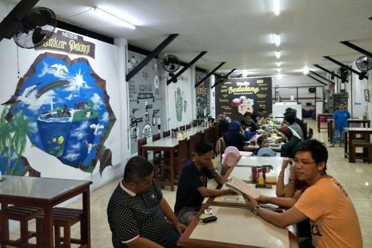 Restoran Wan Bie di Jalan Sriwijaya, Tanjung Pandan, yang menyajikan nasi bedulang khas Belitung. Foto diambil pada Kamis (6/9/2018). 