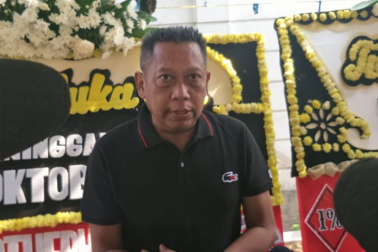 Tukul Arwana saat ditemui di rumah duka, di kawasan Pulogadung, Jakarta Timur, Rabu (10/10/2018).