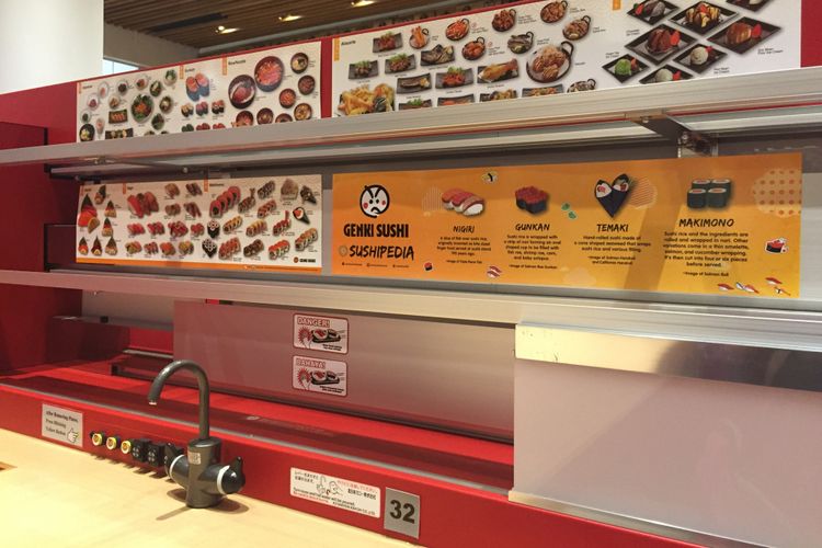 Genki Sushi Buka Outlet Baru di  Mal Jaksel