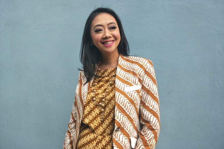 Asri Welas ditemui di sebuah stasiun televisi swasta di kawasan Tendean, Jakarta Selatan, Senin (25/2/2019).