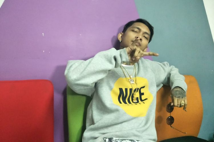 Young Lex saat ditemui di kawasan Tendean, Jakarta Selatan, Senin (25/2/2019).