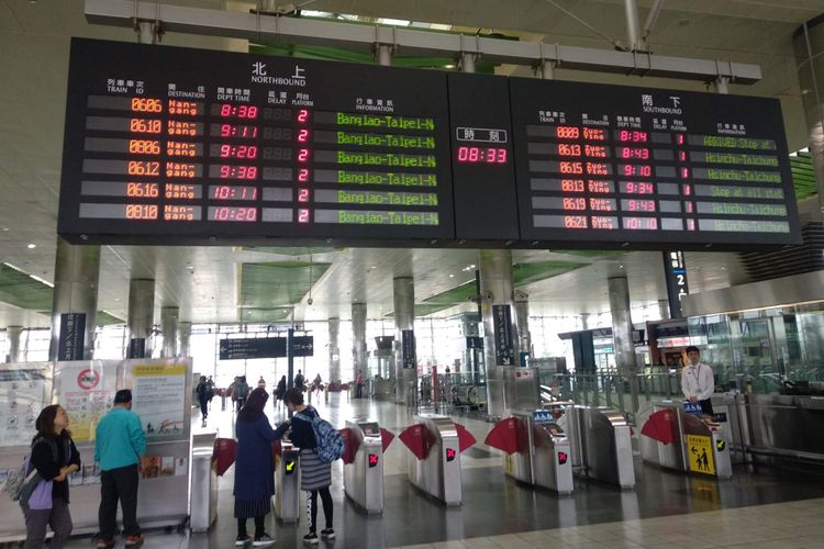 Stasiun Taoyuan kereta cepat atau High Speed Railway Taiwan