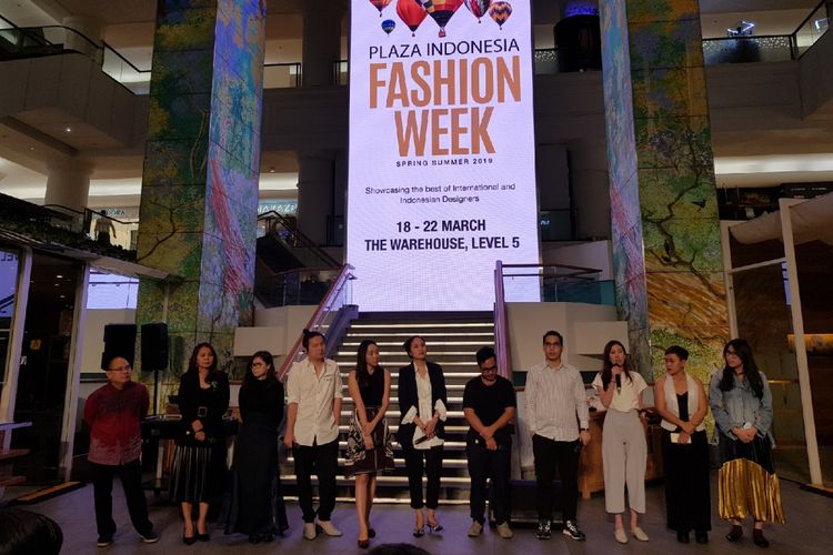 Konferensi pers Plaza Indonesia Fashion Week 2019