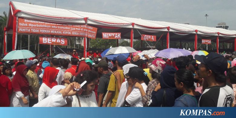 Ini 5 Pelanggaran Acara Bagi-bagi Sembako di Monas