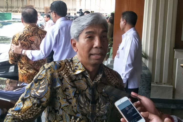Wakil Menteri Luar Negeri AM Fachir saat ditemui di Kemenko Polhukam, Jakarta Pusat, Kamis (2/11/2017).