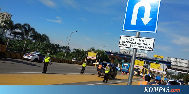 Penindakan Ganjil Genap di Gerbang Tol Bekasi Belum Dilakukan