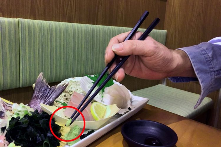 Ambil wasabi parut