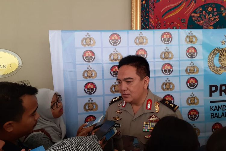 Kepala Divisi Humas Polri Inspektur Jenderal M Iqbal di Balai Kartini, Jakarta Selatan, Kamis (28/3/2019). 
