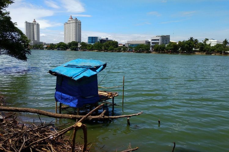 Kondisi Danau Sunter, Kamis (4/1/2018). Danau Sunter akan menjadi tempat diselenggarakannya festival danau Sunter Februari mendatang. 