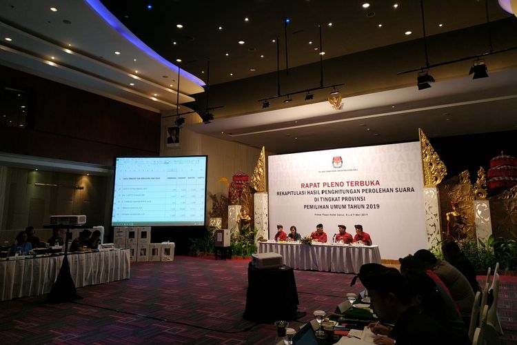 KPU Bali menyelesaikan proses rekapitulasi tingkat provinsi 