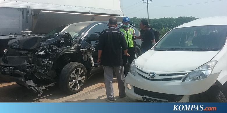 BRV Tabrak Xenia di Tol Batang-Semarang, Satu Orang Tewas