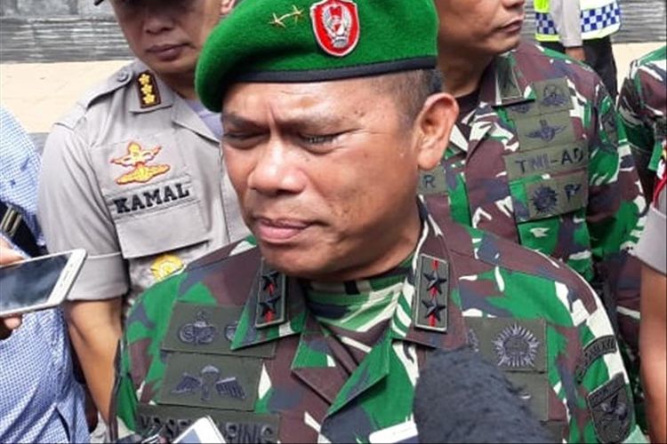 Panglima Kodam (Pangdam) XVII/Cenderawasih Mayjen TNI Yosua P Sembiring