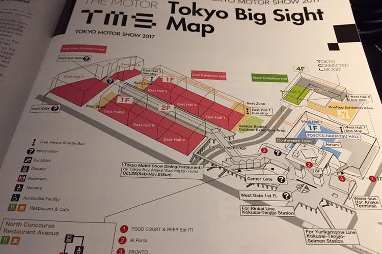 Layout Tokyo Motor Show 2017