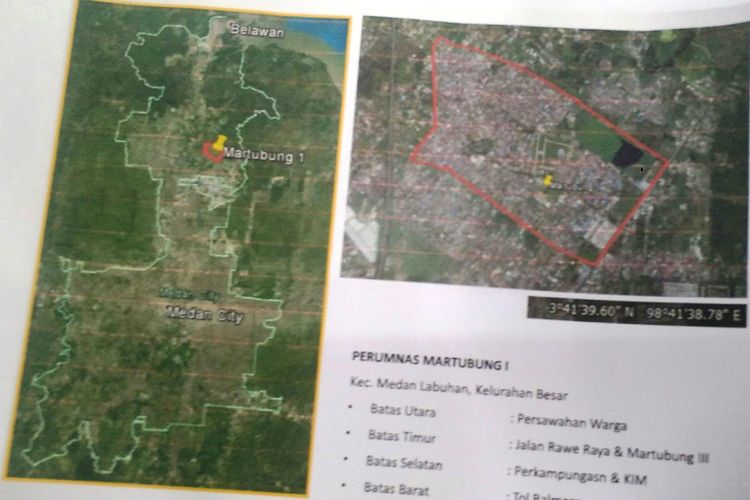 Waduk dan daratan Martubung seluas 11 hektar lebih sebentar lagi akan diserahkan ke Pemko Medan, Rabu (11/10/2017)