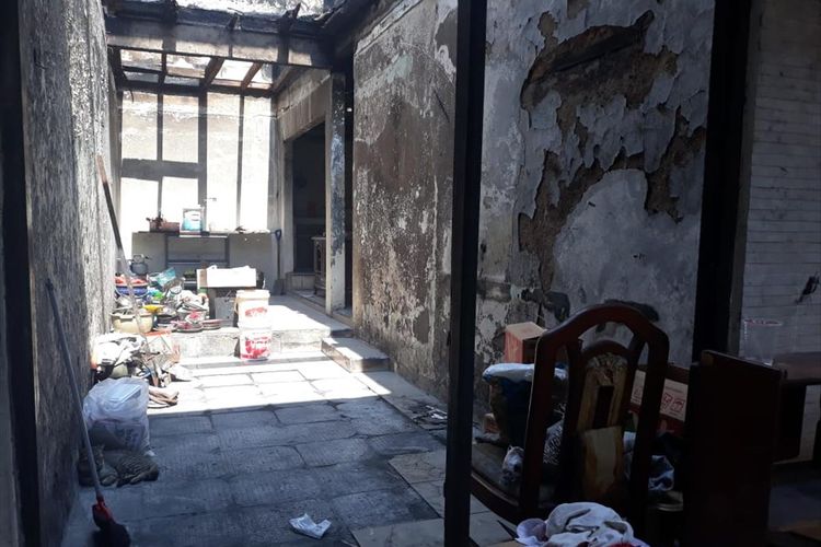 Kondisi terkini lokasi kebakaran di Jalan Cipinang Jaya I, Jatinegara, Jakarta Timur yang menghanguskan 30 rumah, Jumat (12/7/2019).
